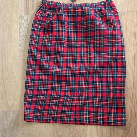 Pendleton 100% Virgin Wool Plaid Women's Skirt - Picture 4 of 5